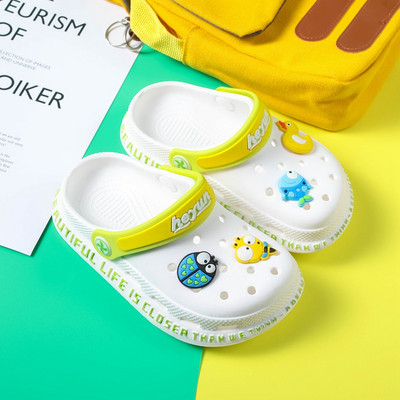 Kasdieninės vaikiškos šlepetės crocs tipo minkštais padais