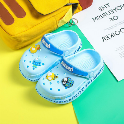 Kasdieninės vaikiškos šlepetės crocs tipo minkštais padais