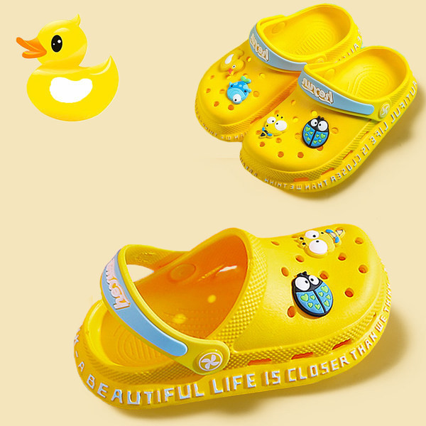 Kasdieninės vaikiškos šlepetės crocs tipo minkštais padais