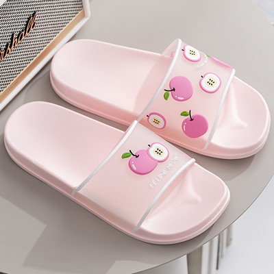 Ежедневни детски чехли с апликации и равна подметка