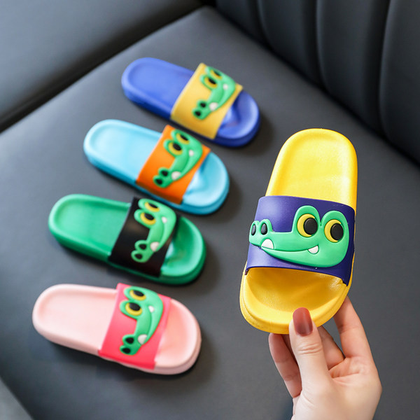 Детски унисекс чехли с цветна апликация