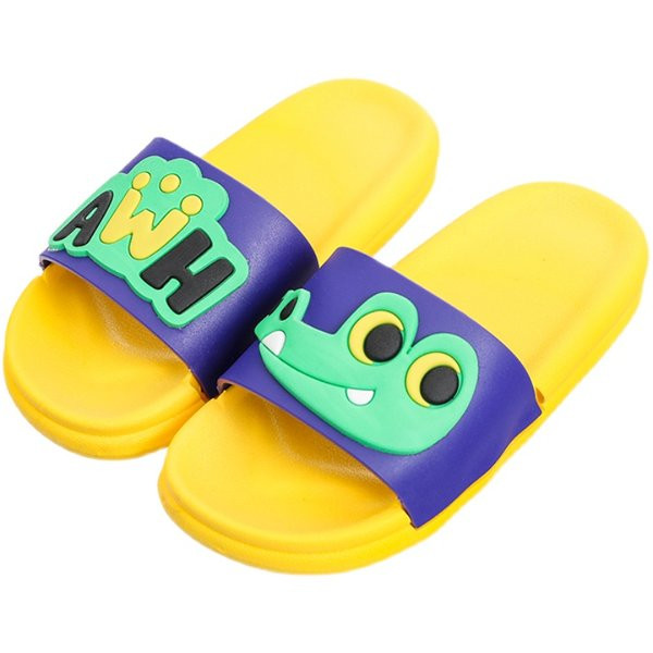 Детски унисекс чехли с цветна апликация