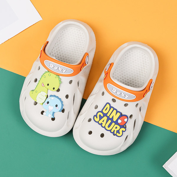 Нов модел детски кроксове с цветна декорация подходящи за момичета или момчета