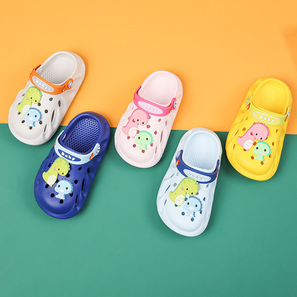 Нов модел детски кроксове с цветна декорация подходящи за момичета или момчета