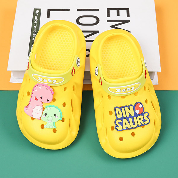 Нов модел детски кроксове с цветна декорация подходящи за момичета или момчета