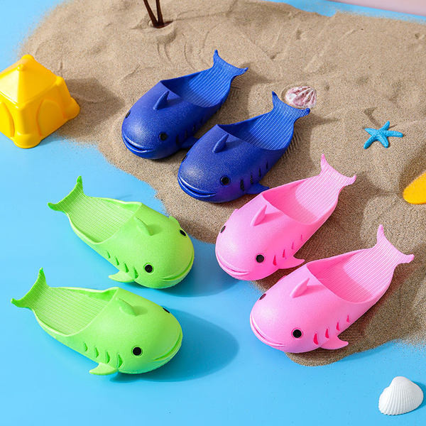 Детски плажни чехли с 3D елементи за момичета и момчета