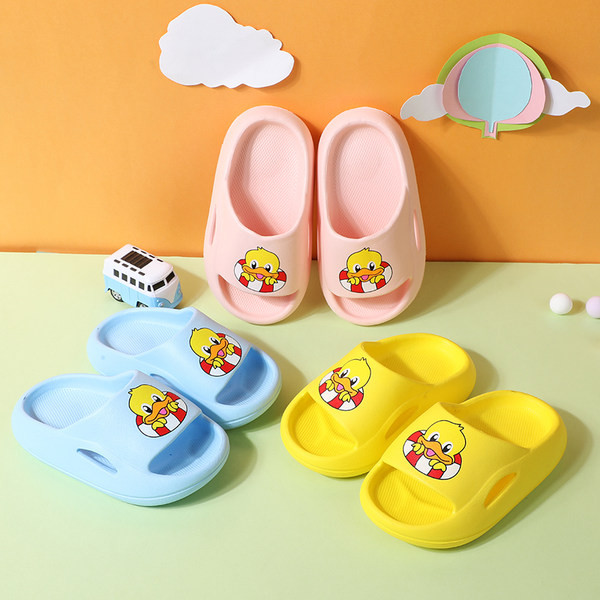 Детски неплъзгащи се чехли с апликация-за момичета и момчета