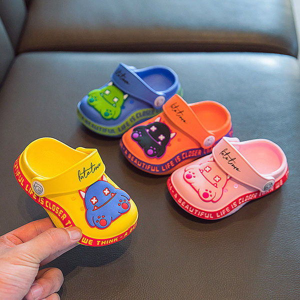 Детски чехли с апликация-за момчета