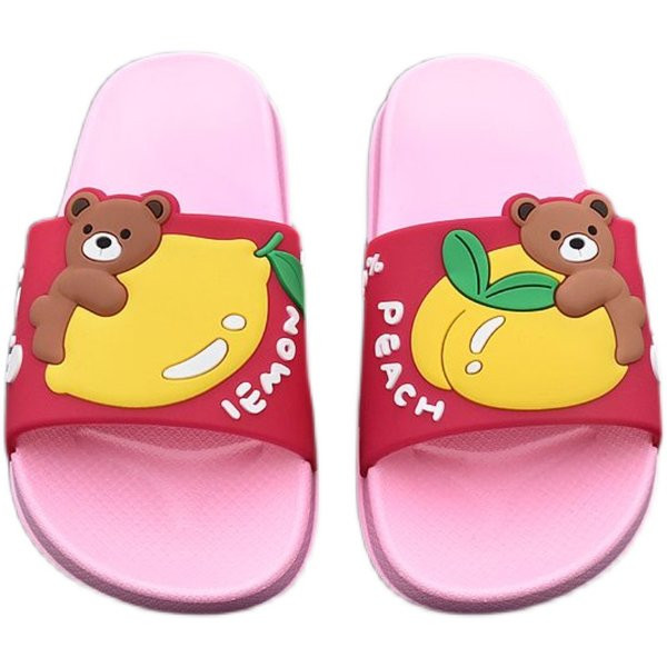 Детски чехли в син цвят с апликация подходящи за момчета