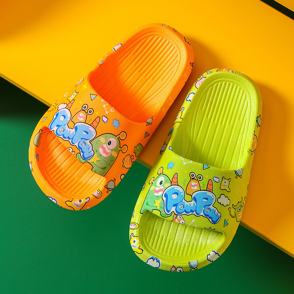 Силиконови чехли с цветна апликация за момичета и момчета