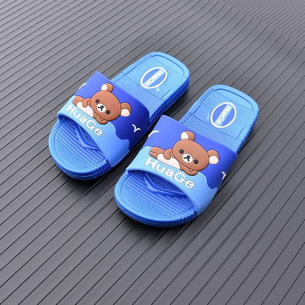 Гумени детски чехли с апликация мече