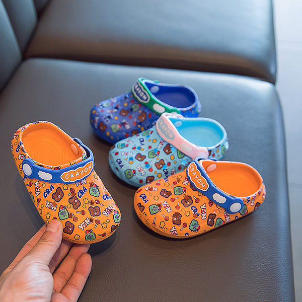 Детски чехли с апликации за момчета