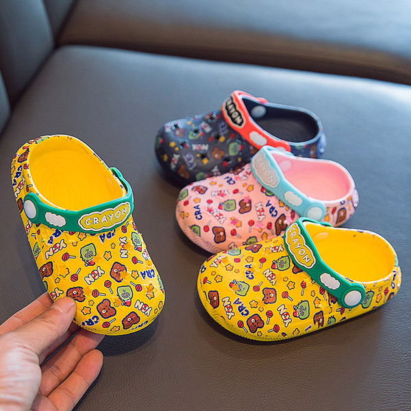 Детски чехли с апликации за момчета