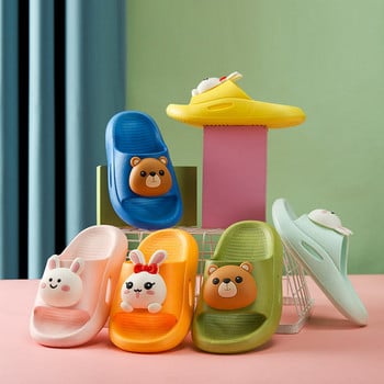 Детски ежедневни чехли с 3D елемент в няколко цвята