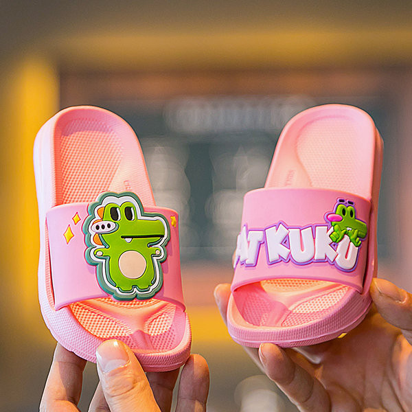 Ležerne dječje papuče s aplikacijom - za dječake i djevojčice