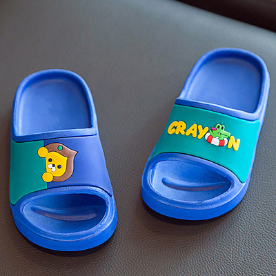 Nyári gumipapucs fiúknak rátéttel