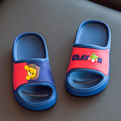 Nyári gumipapucs fiúknak rátéttel