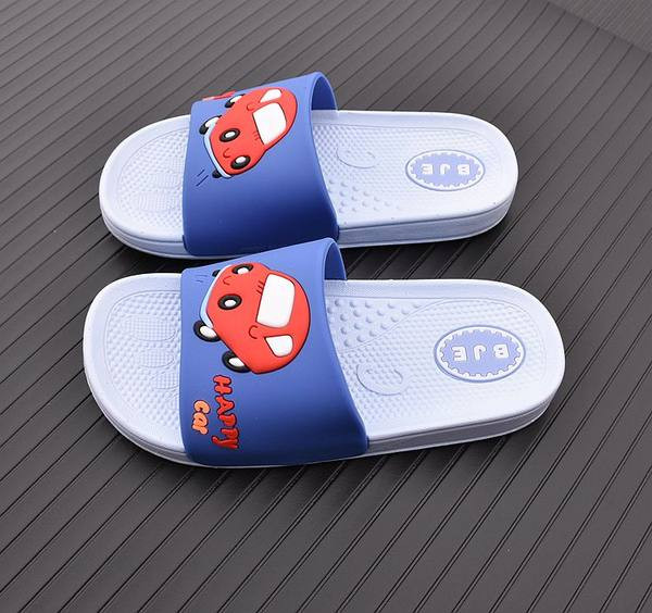 Детски гумени чехли за момчета с равна подметка