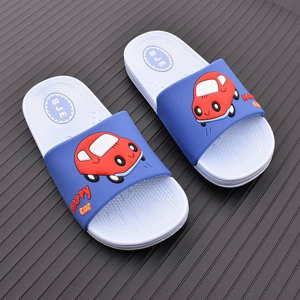 Детски гумени чехли за момчета с равна подметка