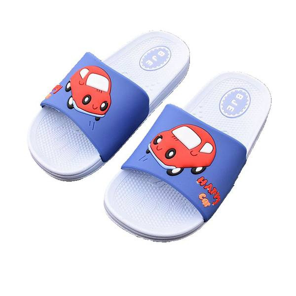 Детски гумени чехли за момчета с равна подметка