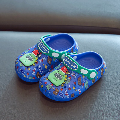Gyermek crocs színes nyomattal és rátéttel