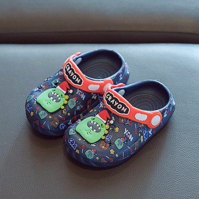 Gyermek crocs színes nyomattal és rátéttel