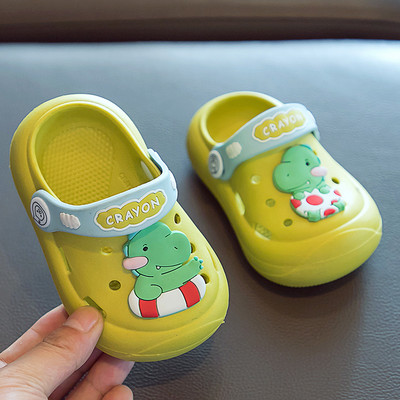 Gyermek crocs színes nyomattal és rátéttel