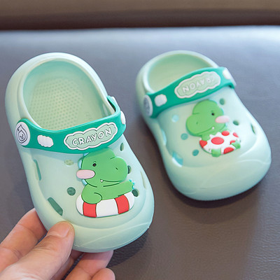 Gyermek crocs színes nyomattal és rátéttel