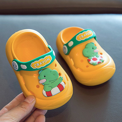 Gyermek crocs színes nyomattal és rátéttel