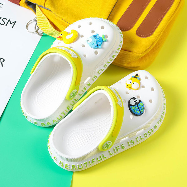 Dnevne dječje crocsice sa šarenim ukrasom i mekanim potplatom