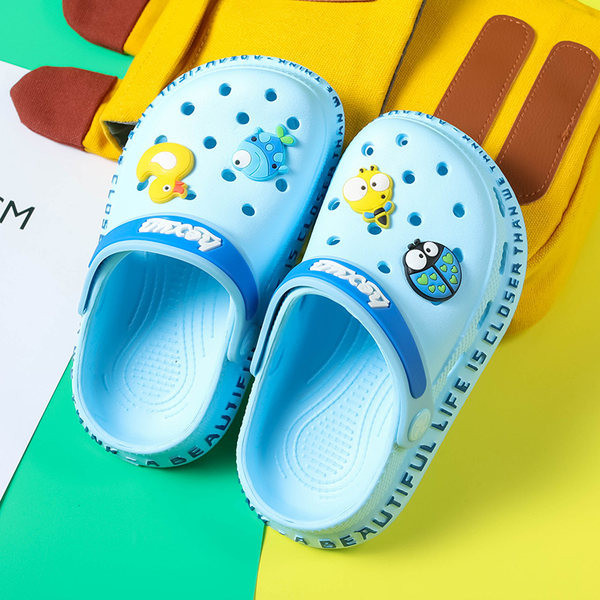 Dnevne dječje crocsice sa šarenim ukrasom i mekanim potplatom