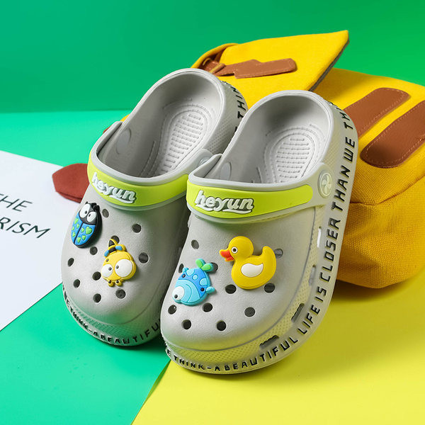 Dnevne dječje crocsice sa šarenim ukrasom i mekanim potplatom