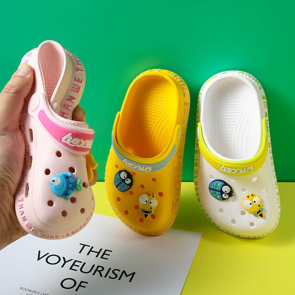 Dnevne dječje crocsice sa šarenim ukrasom i mekanim potplatom