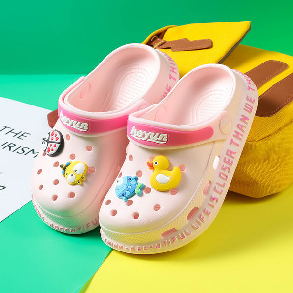 Dnevne dječje crocsice sa šarenim ukrasom i mekanim potplatom