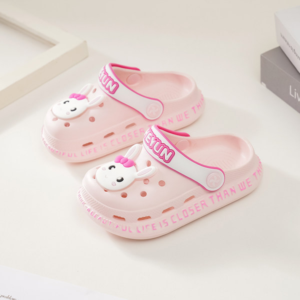 Ежедневни детски гумени кроксове с равна подметка за момичета или момчета