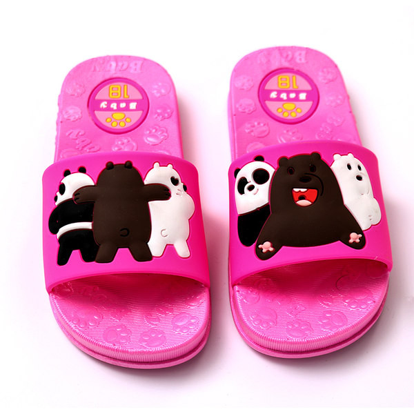 Детски летни чехли за момичета и момчета с мечета