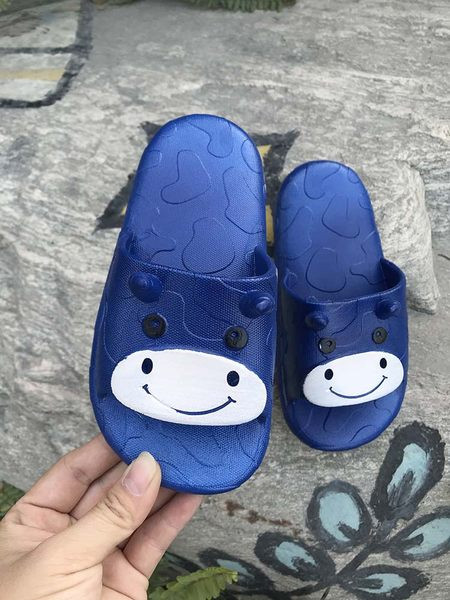 Dječje gumene papuče s ravnim potplatom i 3D elementom za djevojčice i dječake