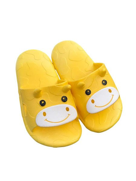 Dječje gumene papuče s ravnim potplatom i 3D elementom za djevojčice i dječake