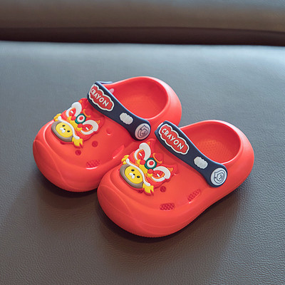 Gyermek gumipapucs crocs típusú rátéttel