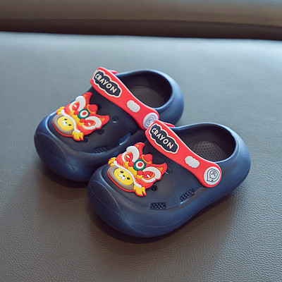 Gyermek gumipapucs crocs típusú rátéttel