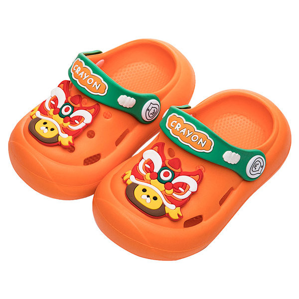 Детски гумени чехли тип кроксове с апликация