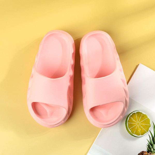 Летни едноцветни детски чехли за момчета или момичета