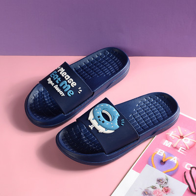 Детски гумени чехли с равна подметка подходящи за плаж за момичета или момчета
