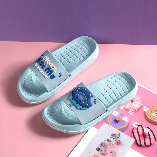 Детски гумени чехли с равна подметка подходящи за плаж за момичета или момчета