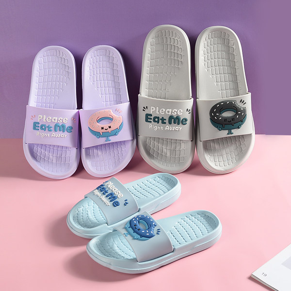 Детски гумени чехли с равна подметка подходящи за плаж за момичета или момчета