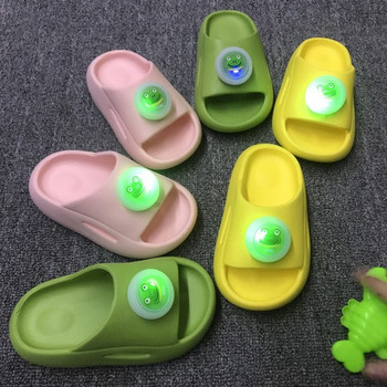 Детски светещи чехли с равна подметка за момичета и момчета
