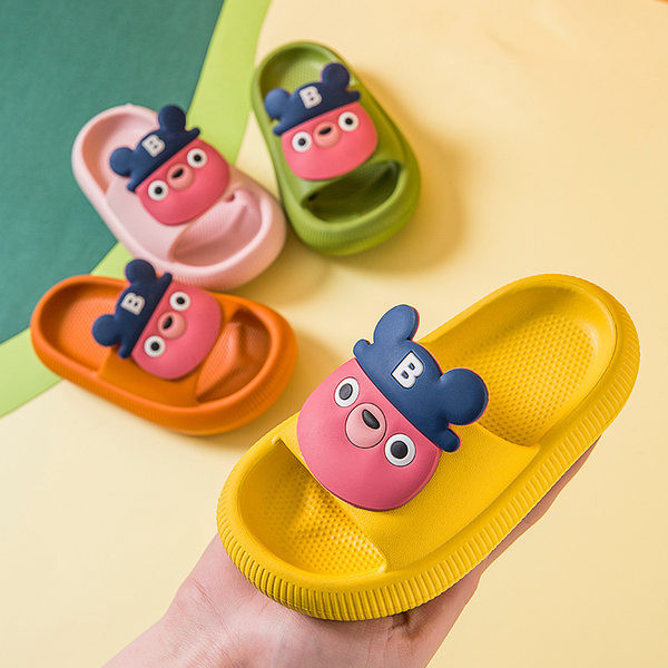 Детски ежедневни чехли с 3D елемент за момчета и момичета