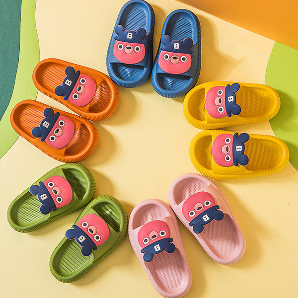 Детски ежедневни чехли с 3D елемент за момчета и момичета