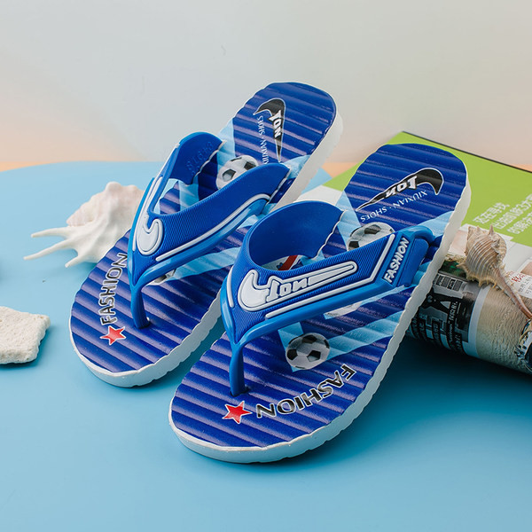 Детски джапанки с надписи за момчета