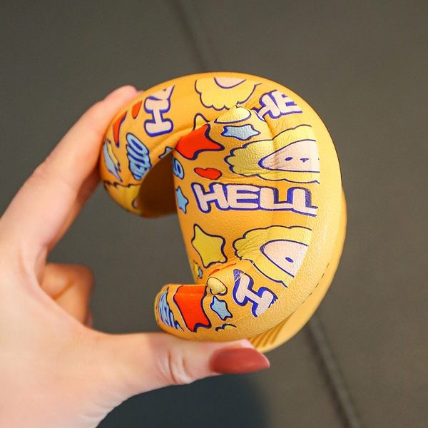 Летни детски джапанки с цветна апликация за момчета